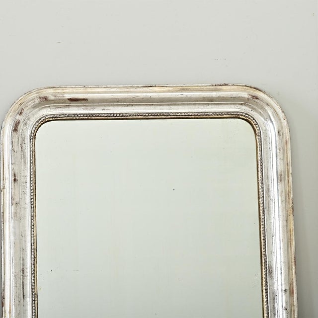 French French 19th Century Silver Gilt Louis Philippe Mirror For Sale - Image 3 of 10