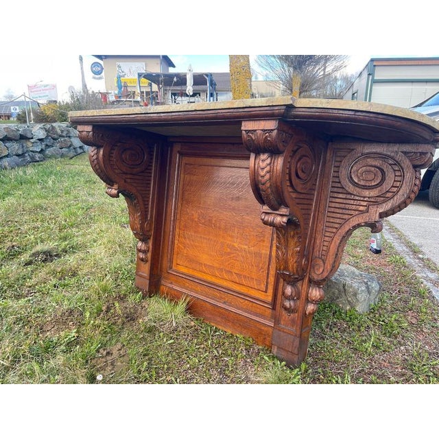 Large Historicism Console Pedestal For Sale - Image 4 of 17