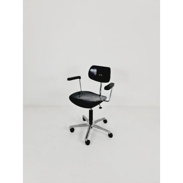 German Swivel Chair Model S 197 R by Egon Eiermann for Wilde & Spieth, 1950s For Sale - Image 11 of 11