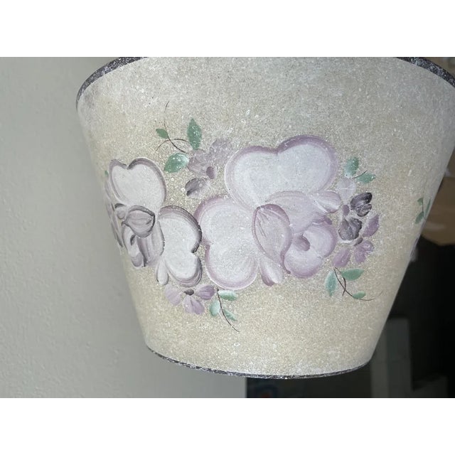 Portuguese Rustic White Porcelain Ceramic Table Lamp by Sacavem, 1970s For Sale - Image 4 of 9