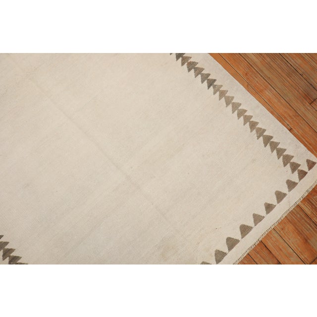 Mid-Century Modern Vintage Turkish Kilim Runner - 3'4" x 6'4" For Sale - Image 3 of 7