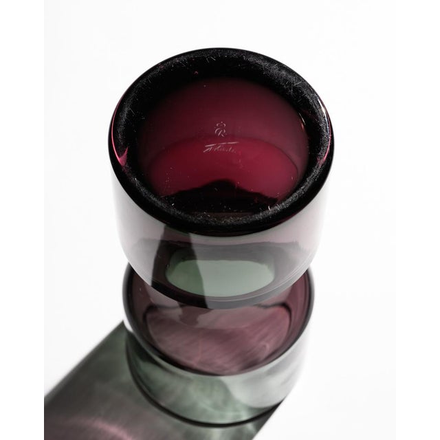 Glass Glass Vase by Tapio Wirkkala for Rosenthal, Germany, 1960s For Sale - Image 7 of 8