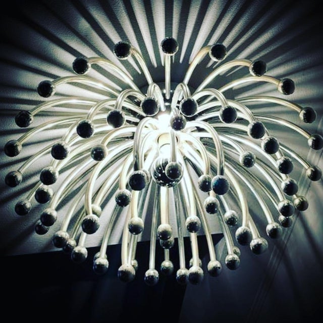 Mid-Century Pistillo Ceiling Lamp by Studio Tetrarch for Valenti Luce For Sale - Image 4 of 18