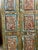 Mid-Century Modern Spanish Carved Double Doors in Colorful Hues | Rustic Modern Statement Door 80x38.5 For Sale - Image 3 of 5