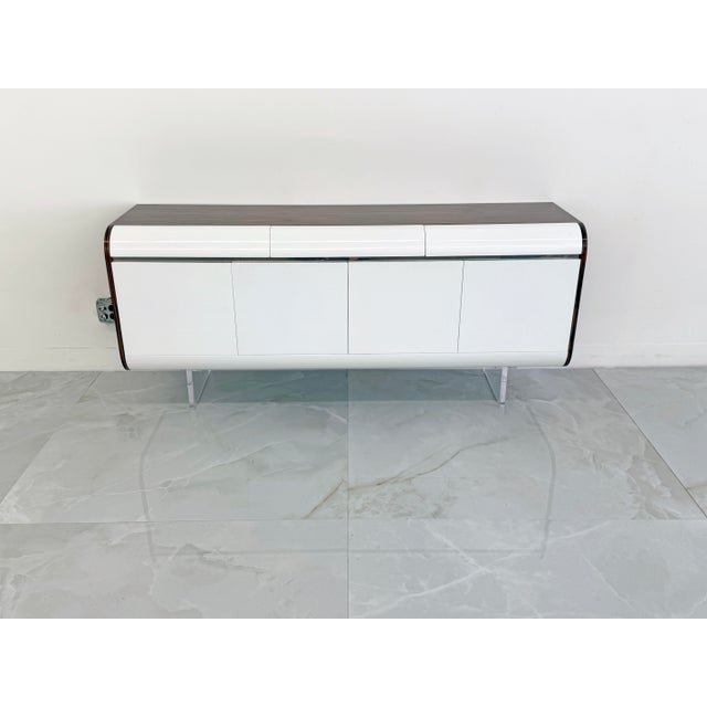Rare Vladimir Kagan Credenza, Rosewood, Vladimir Kagan Designs, 1970s For Sale - Image 10 of 11