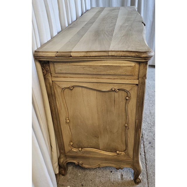 Vintage, French Provincial Sideboard/ Credenza, Triple Dresser For Sale - Image 14 of 18