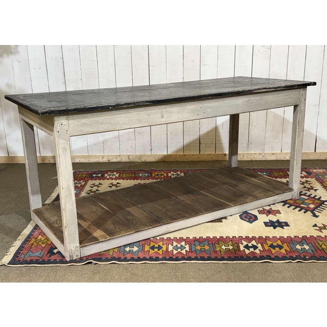 Drapers Table in Fir and Chestnut, 1930s For Sale - Image 9 of 18