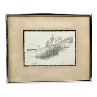 Vintage Coastal Jo Ka Framed Print For Sale