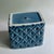 Mid Century Modern Cornflower Blue Ceramic Planter For Sale - Image 14 of 17