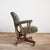 Antique US Military Swivel Desk Chair in Leather, 1940s For Sale - Image 3 of 15