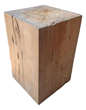 Teak Wood Pedestal Crafted in Java, Indonesia