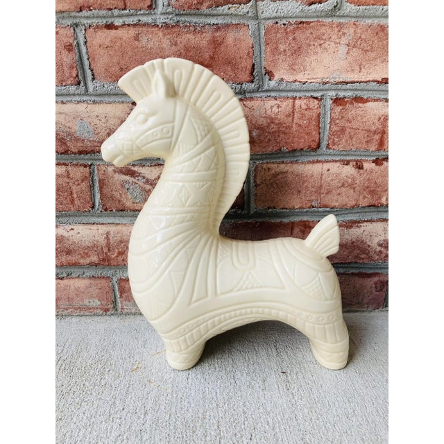 Vintage Italian Ceramic Horse For Sale - Image 10 of 13