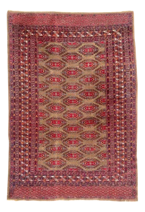 Vintage Pakistani Turkmen Rug