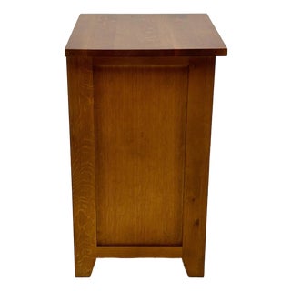 Mission Quarter Sawn Oak 3-Drawer Nightstand Michael Cherry For Sale