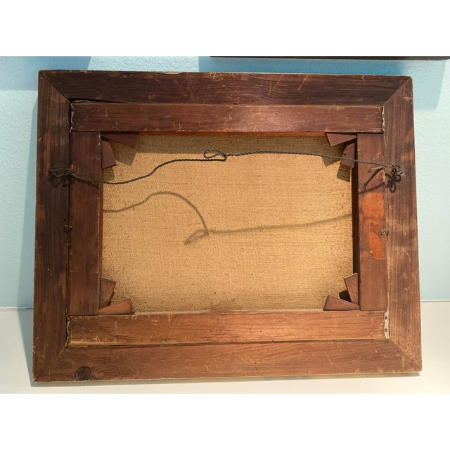 19th Century Still Life Painting in Beautiful Aesthetic Gold Frame Initialed and Dated For Sale - Image 9 of 9