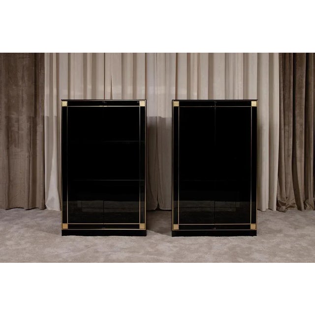 Glass Sideboards by Pierre Cardin for Bobois Roche, 1980s, Set of 2 For Sale - Image 10 of 10