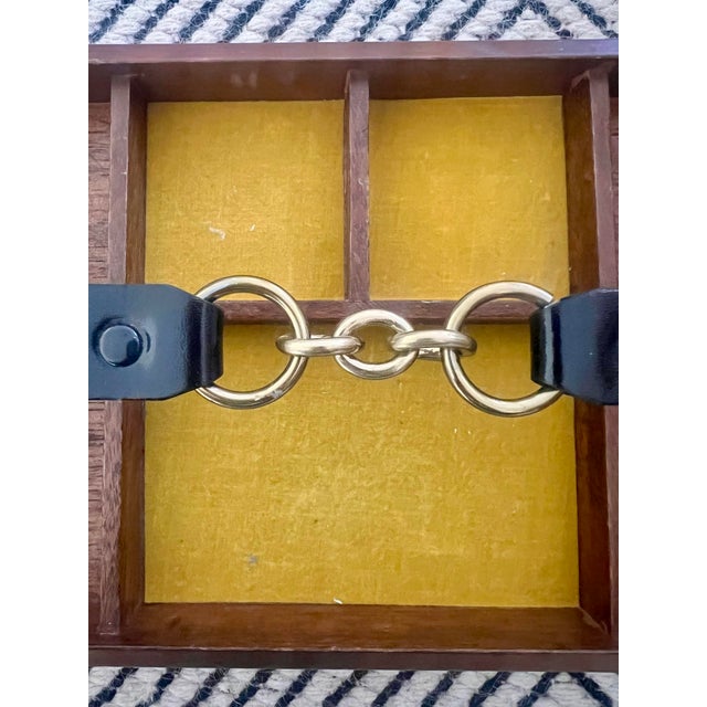 This wooden desk organizer features multiple compartments suitable for arranging keys, office supplies, jewelry and other...