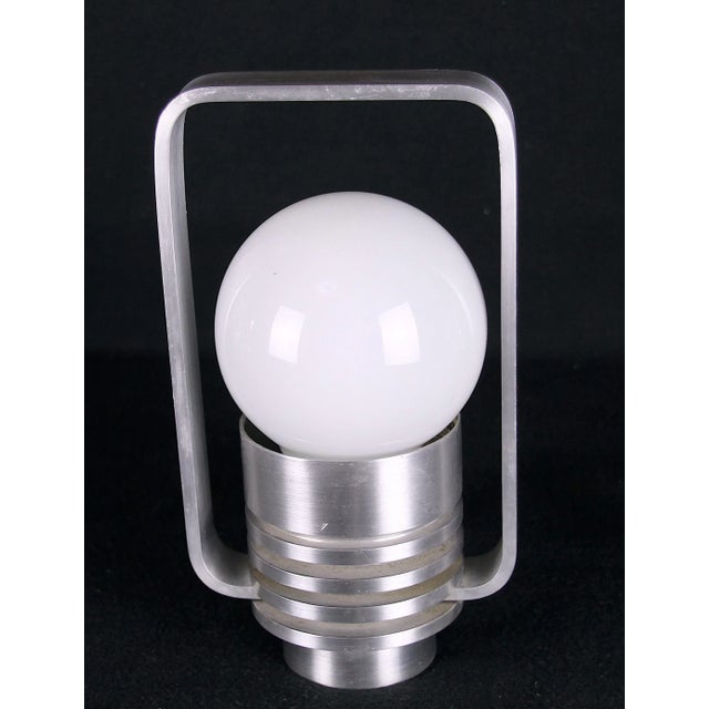 Mazda & Lita by Jacques Biny, Solid Aluminium Wall Lamps, Mid-Century France - a Pair For Sale - Image 6 of 10