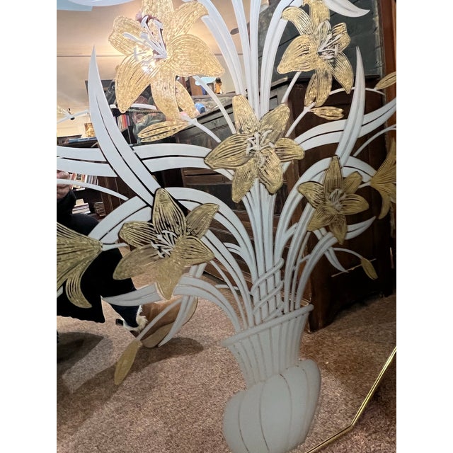 This is a gorgeous set of 1980's Windsor Mirrors with etching signed by Robert Slimbach. Gold octogon framed. Very rare to...