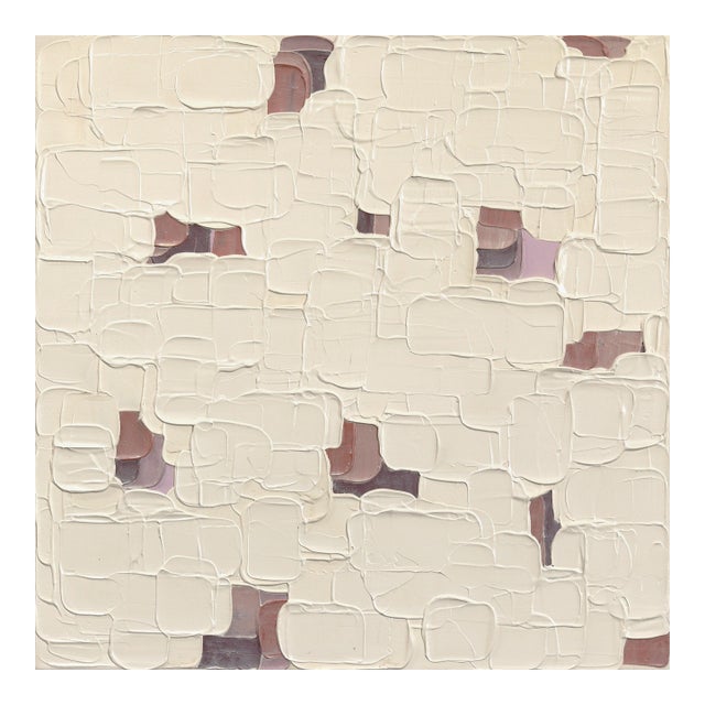 Textured Delicacies 4 - Impasto Textural Thick Acrylic Paint Abstract Original Artwork by Shiri Phillips For Sale