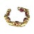 Bochic "Capri" Vintage Ruby & Blue Sapphire Bracelet Set In 18K Gold & Silver For Sale - Image 4 of 18