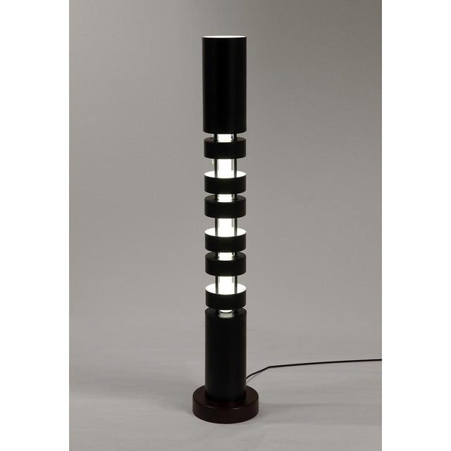 Mid-Century Modern Totem Column Floor Lamps by Serge Mouille, Set of 2 For Sale - Image 4 of 9