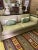 Olivia & Quinn Leather Sofa With Channel Tufting For Sale - Image 6 of 12