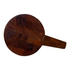 1960s Dansk Teak Cheese Board + Knife Jens Quistgaard