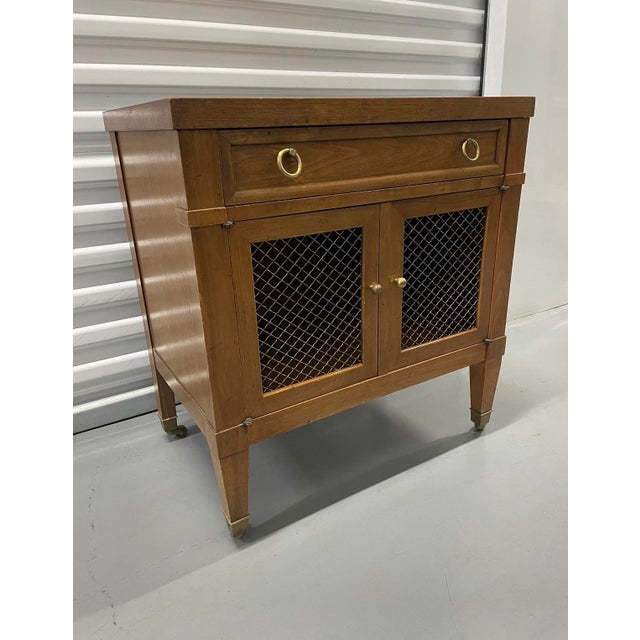 Wood Traditional Nightstand by Milling Road Baker Furniture For Sale - Image 7 of 8