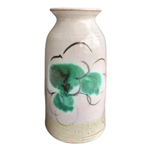 Vintage Studio Pottery Glazed Ceramic Vase, Artist Signed
