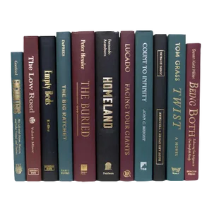 Decorative Books - Winter Berry Book Bundle - 1 Foot of Purple Books