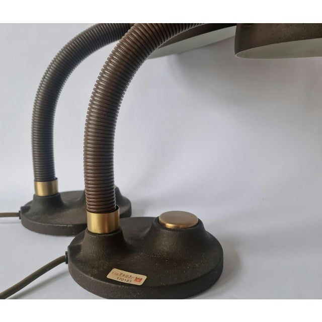 Mid-Century German Table Lamps by Egon Hillebrand for Hille, 1970s, Set of 2 For Sale - Image 14 of 18