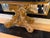 18c Style Quatrain for Dessin Fournir Giltwood Marble Top Console Table - 1 of 2 For Sale In Los Angeles - Image 6 of 6