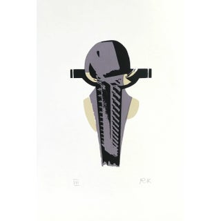 Ronald King Screen Print the Clerk’s Horse Signed & Numbered 1978 For Sale