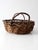 Vintage Handwoven Vine Basket With Handles For Sale - Image 10 of 14