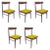 Mid-Century Dining Chairs, Denmark, 1970s, Set of 5 For Sale - Image 15 of 15
