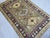 Art Deco Brown and Navy Kazak Style Tribal Area Rug With Medallions, 5' X 7'7" For Sale - Image 3 of 15