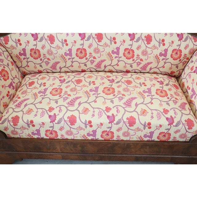 Wood Antique Walnut Sofa, 1800s For Sale - Image 7 of 15