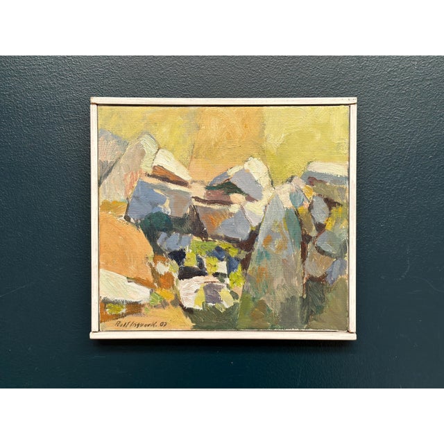 Rolf Ingvar Karlsson, Stenmur På Alvaret, 1950s, Oil on Canvas, Framed For Sale - Image 16 of 18