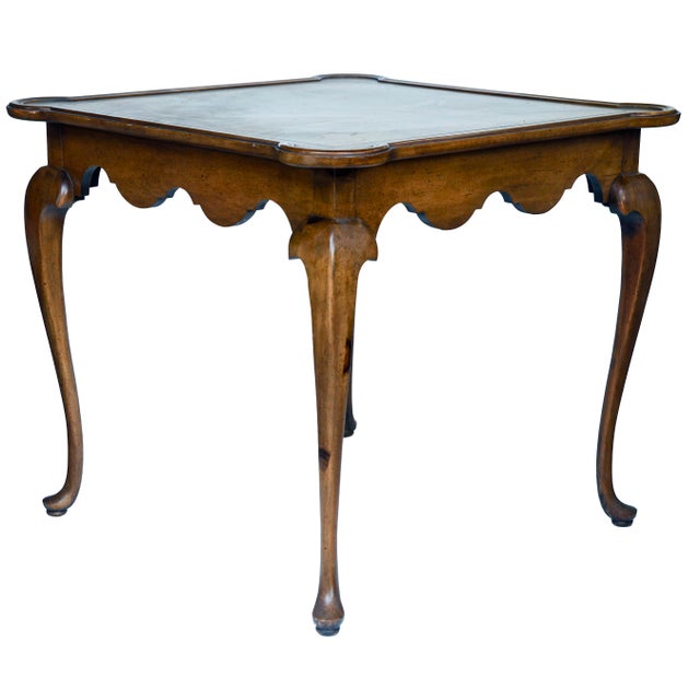 French Early 20th Century MCM French Style Game Table For Sale - Image 3 of 10