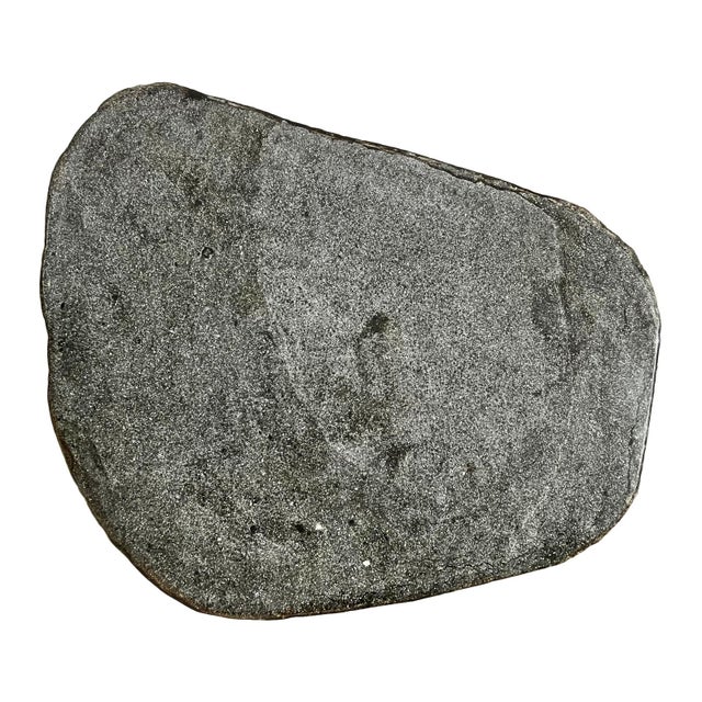 Vintage Outdoor Boulder Stone Side Table Stool For Sale In Los Angeles - Image 6 of 6