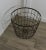Brown Vintage Industrial Iron Log Basket, 1920s For Sale - Image 8 of 8