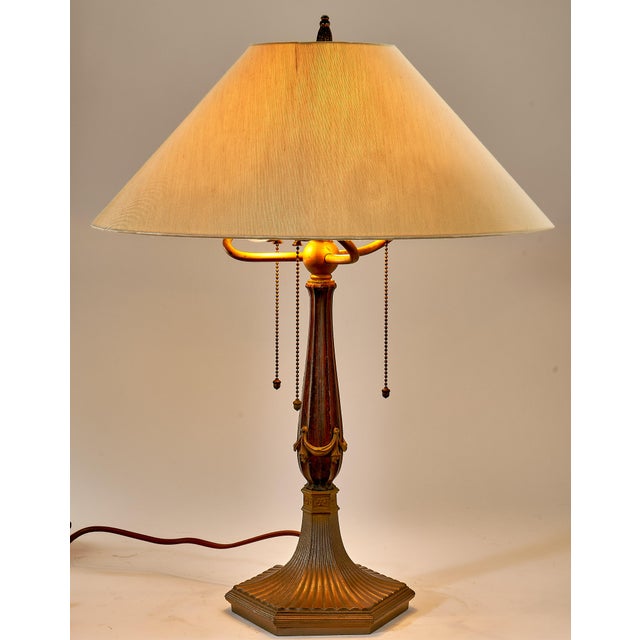 Traditional Three Arm Brass And Wood Table Lamp Chairish 2020 popular 1 trends in lights & lighting, home & garden, home improvement, consumer electronics with table lamp wooden base and 1. chairish