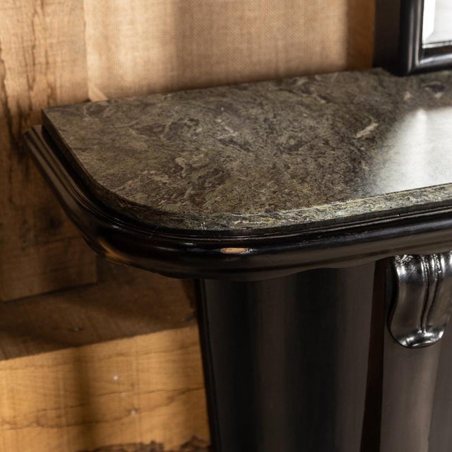 Beige 20th Century Retail Mirror & Console Table from Rolls Royce, 1930s For Sale - Image 8 of 16