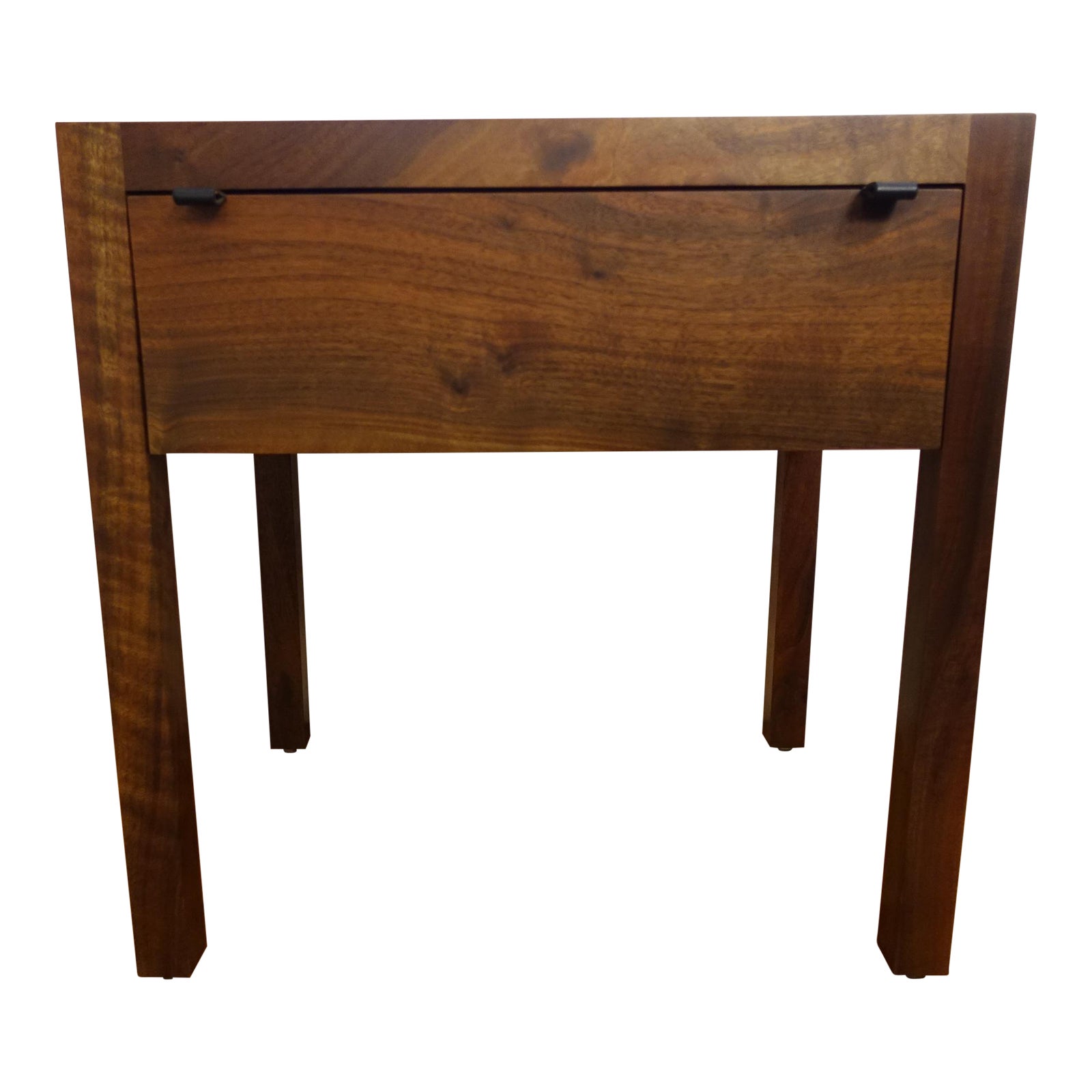BDDW Mason Walnut Side Table/ Nightstand | Chairish