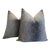 Antelope by Lee Industries-Chenille Pillows in Stone- a Pair For Sale