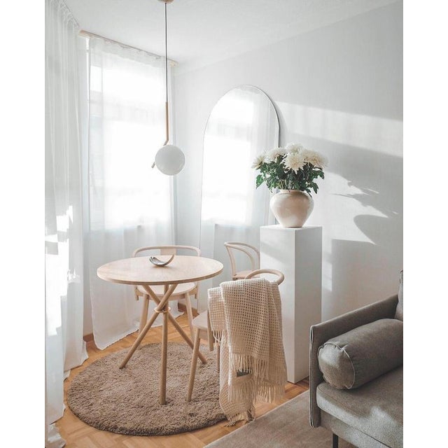 Wood Aldric Light Oak Café Table by Eberhart Furniture For Sale - Image 7 of 15