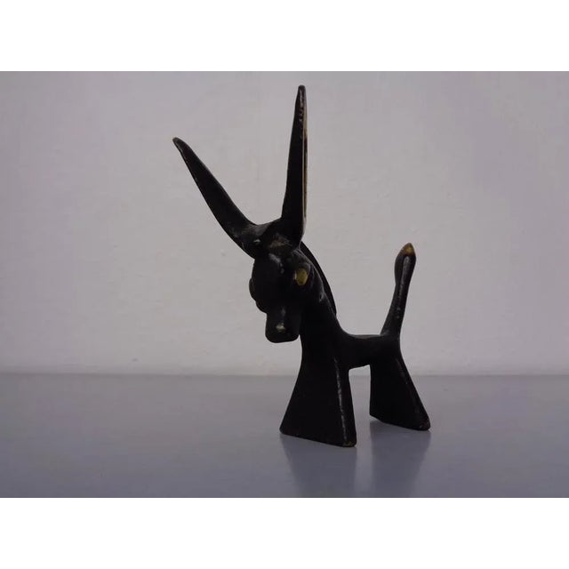 Brass Donkey by Walter Bosse, 1950s For Sale - Image 4 of 12
