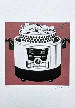 After Roy Lichtenstein, "Roto Broil", 1990s, Silk-Screen