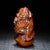 This hand-carved boxwood sculpture depicts Zhong Kui, the revered mythological figure known as the demon queller in...